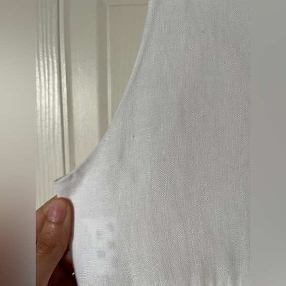 Fabiana Filippi linen dress with fringes size 14/L - Picture 11 of 16